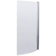 Capri Curved B Shape Shower Bath Screen 870mm