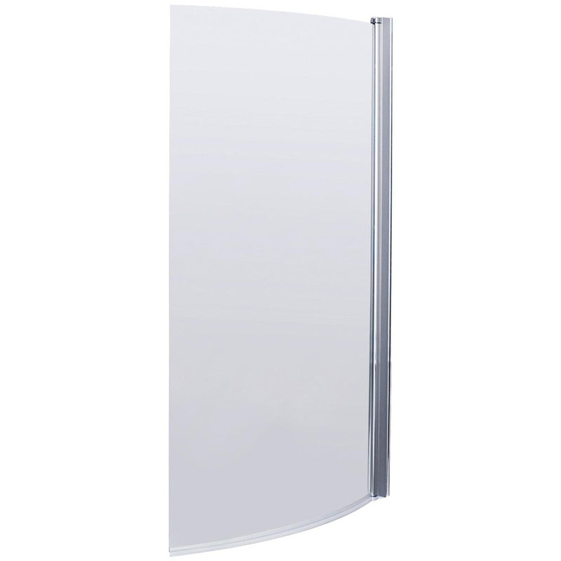 Capri Curved B Shape Shower Bath Screen 870mm