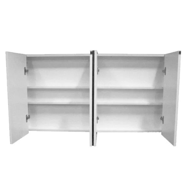 Nuie Eden 1200 x 650 x 100mm Mirror Cabinet With 4 Doors