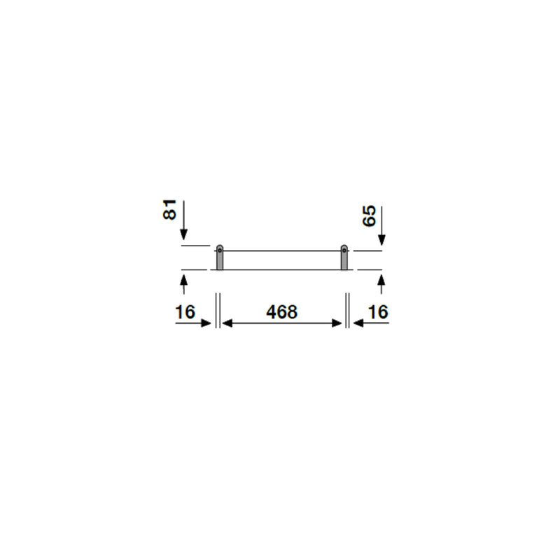 Moby Chrome Dual Fuel Heated Towel Radiator
