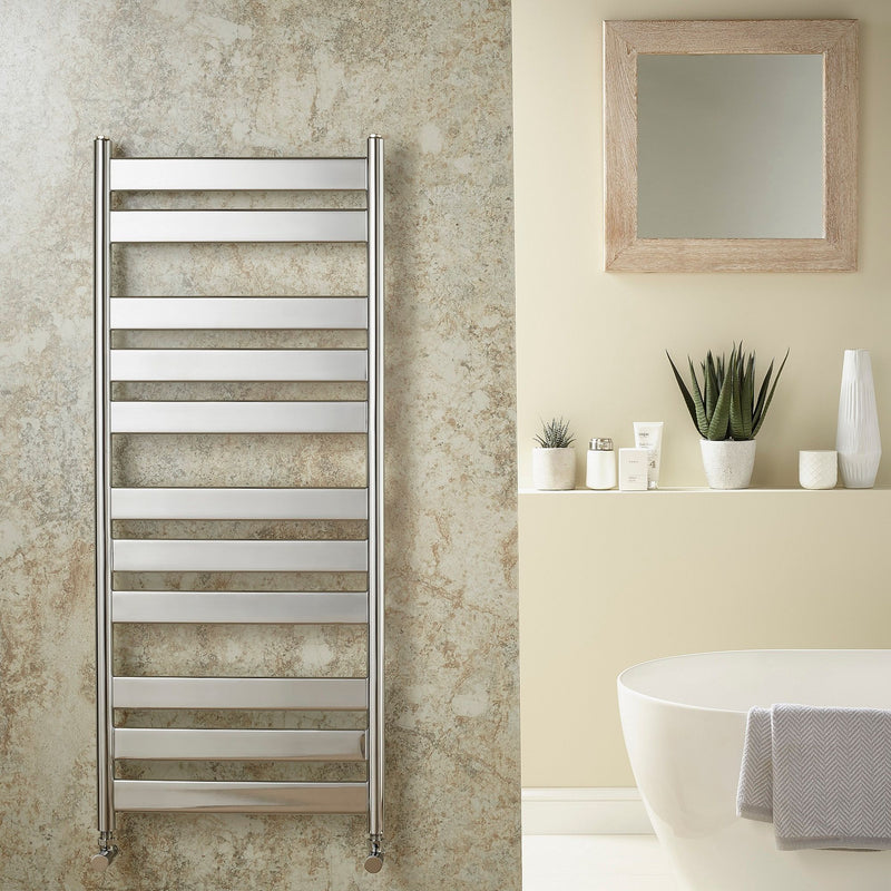 Moby Chrome Dual Fuel Heated Towel Radiator