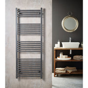 Como Anthracite Heated Towel Radiator