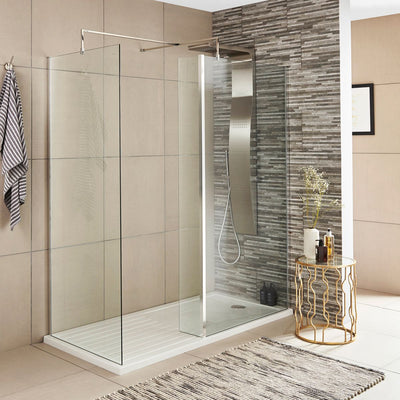 Walk In Shower Tray & Waste 1700 x 800mm