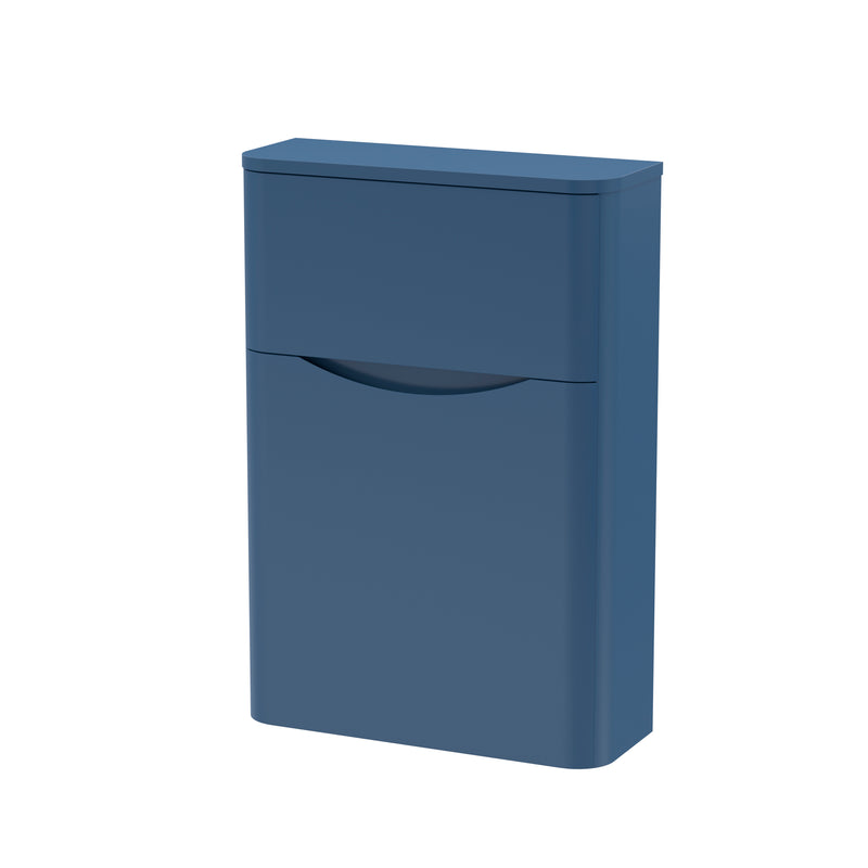 Nuie Lunar 550 x 205mm WC Unit (Without Cistern) - Blue Satin