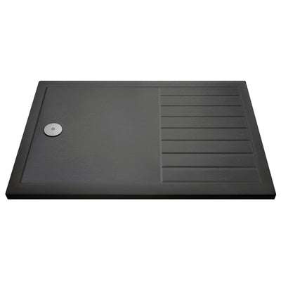 Slate Effect Walk In Shower Tray & Waste 1400 x 800mm