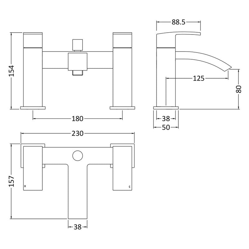 Como Bath Shower Mixer