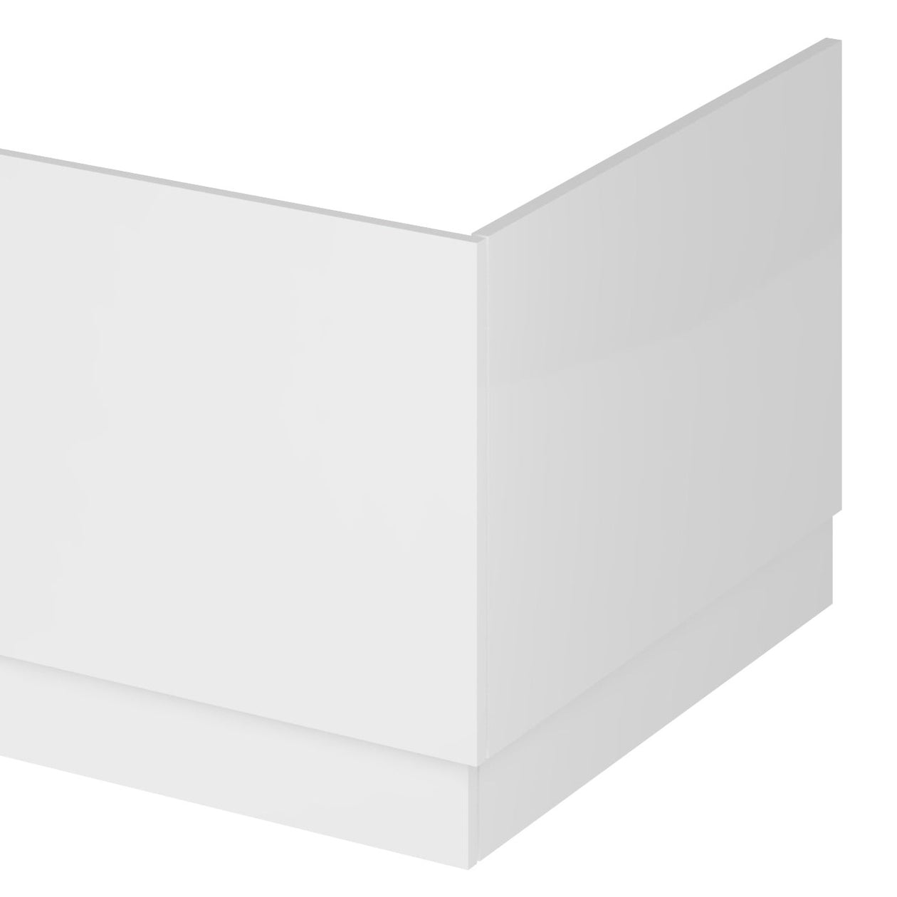 Hudson Reed 800mm Bath End Panel - Gloss White