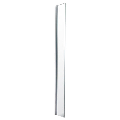 Nuie 8mm 215mm Fixed Return For Wetroom Screen (1850mm High) - Chrome