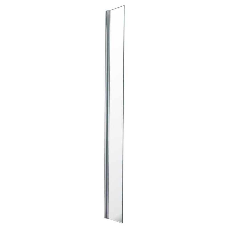 Nuie 8mm 215mm Fixed Return For Wetroom Screen (1850mm High) - Chrome